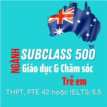 Subclass 500 - Du học nghề ngành Giáo dục và Chăm sóc Trẻ em tại Úc