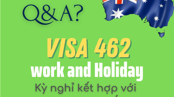 Visa 462 ( 462 working holiday visa/ visa du lịch kết hợp với làm việc)