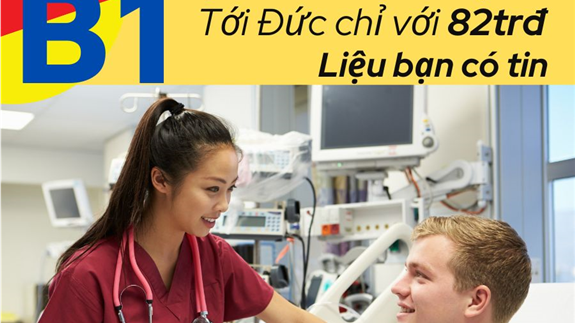 Du học nghề Điều dưỡng Đức - Ưu đãi khủng: Chỉ 82 triệu là tới Đức